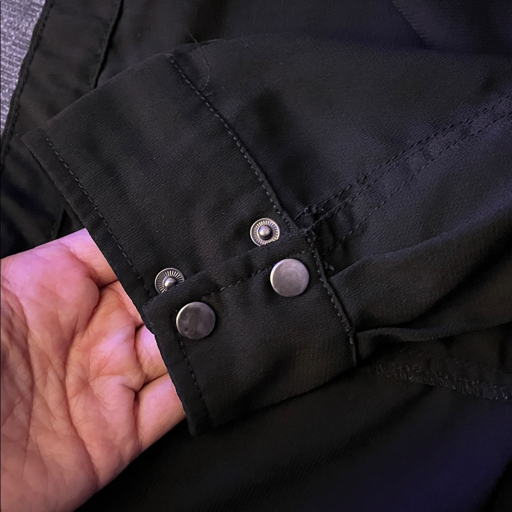 Black Lightweight Cargo Jacket - image 7